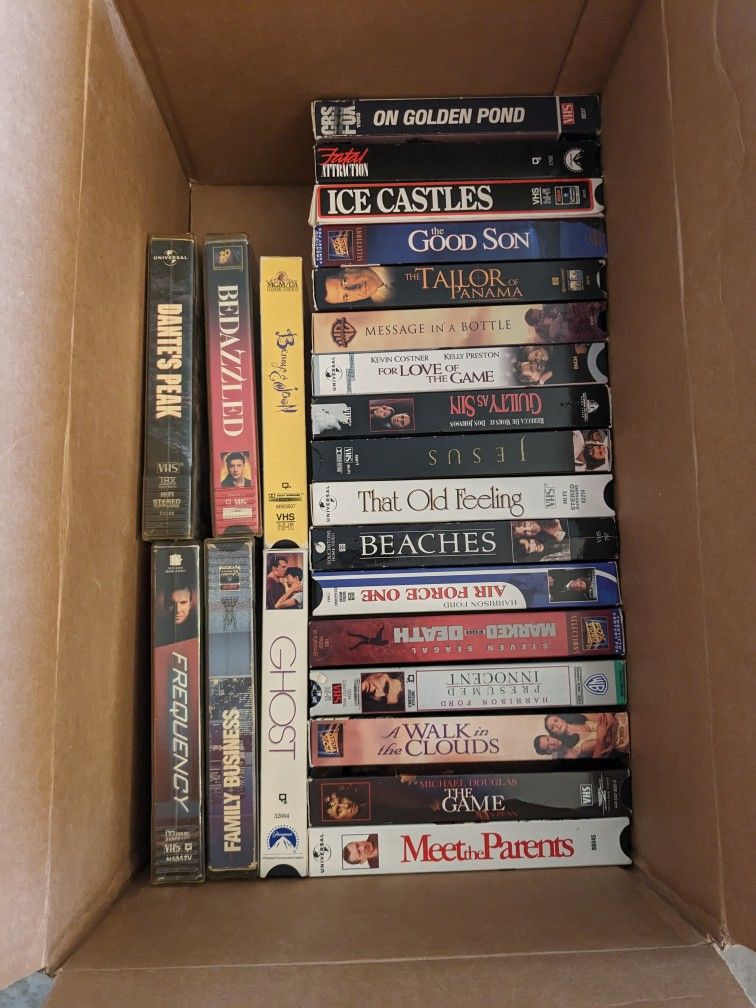 Lot Of 230+ VHS Tapes