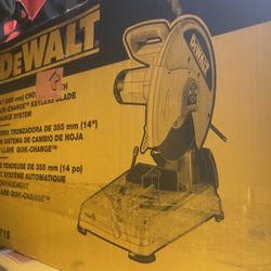 Dewalt Metal Cutter Saw Neww