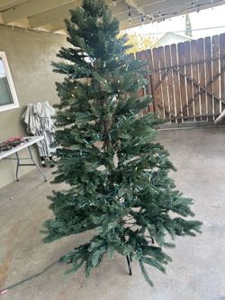 Artificial Christmas Tree with Lights