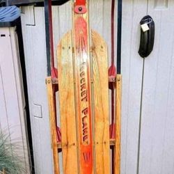 💥💥 Snow Is Coming - Vintage 5 Foot Snow  Sled
