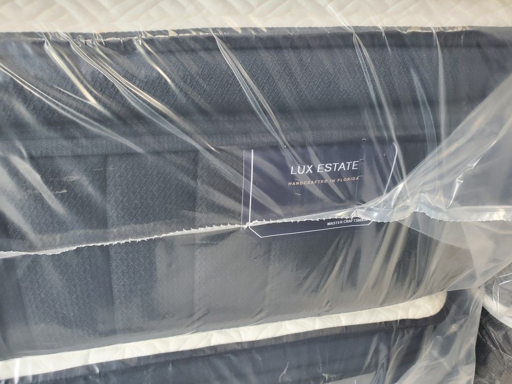 Stern and Foster king bed pillow top