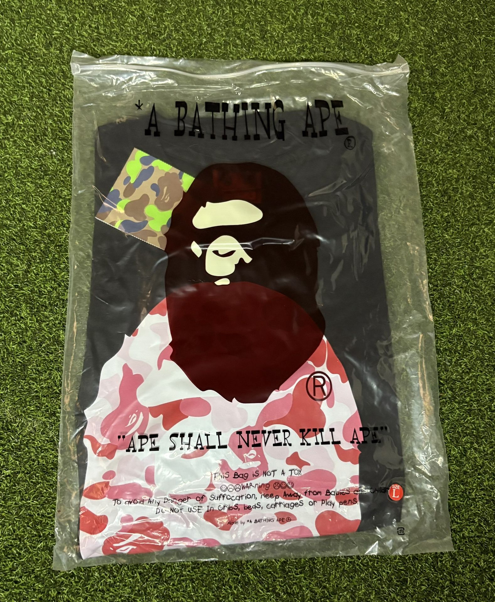 Mens Bape Tee Size LARGE