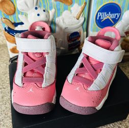 Jordan’s 6 Ring Coral TD Size 5 c Sneakers