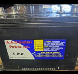 Marine battery used as new, 3-month warranty