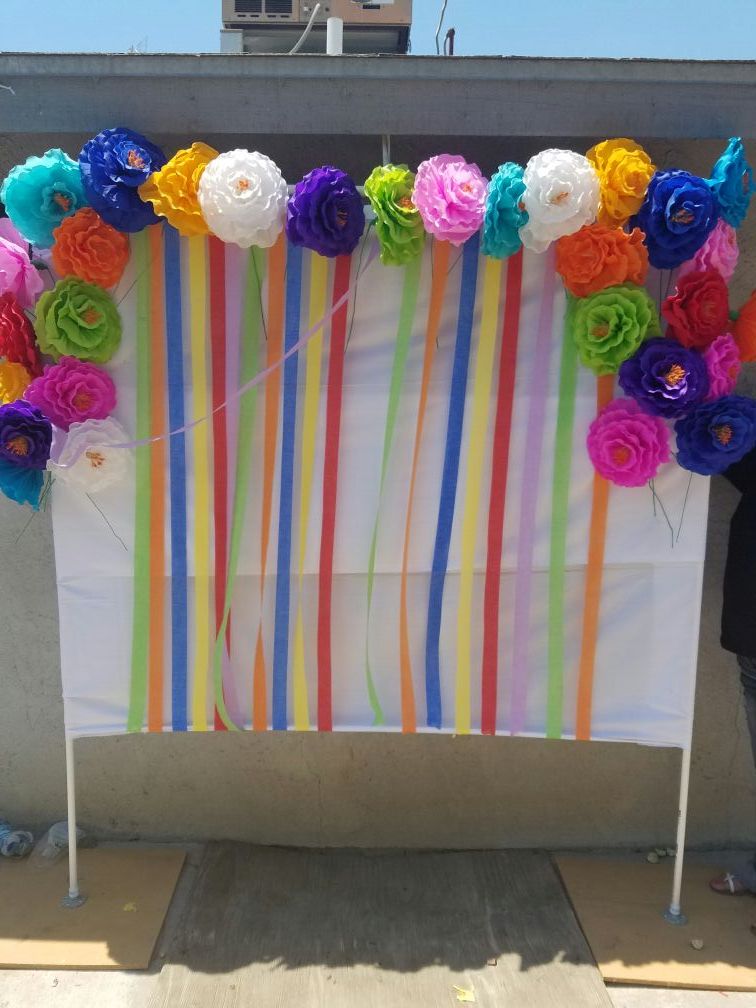 Mexican paper flowers