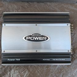 (Jensen) Power/760watt 4 Channel AMP