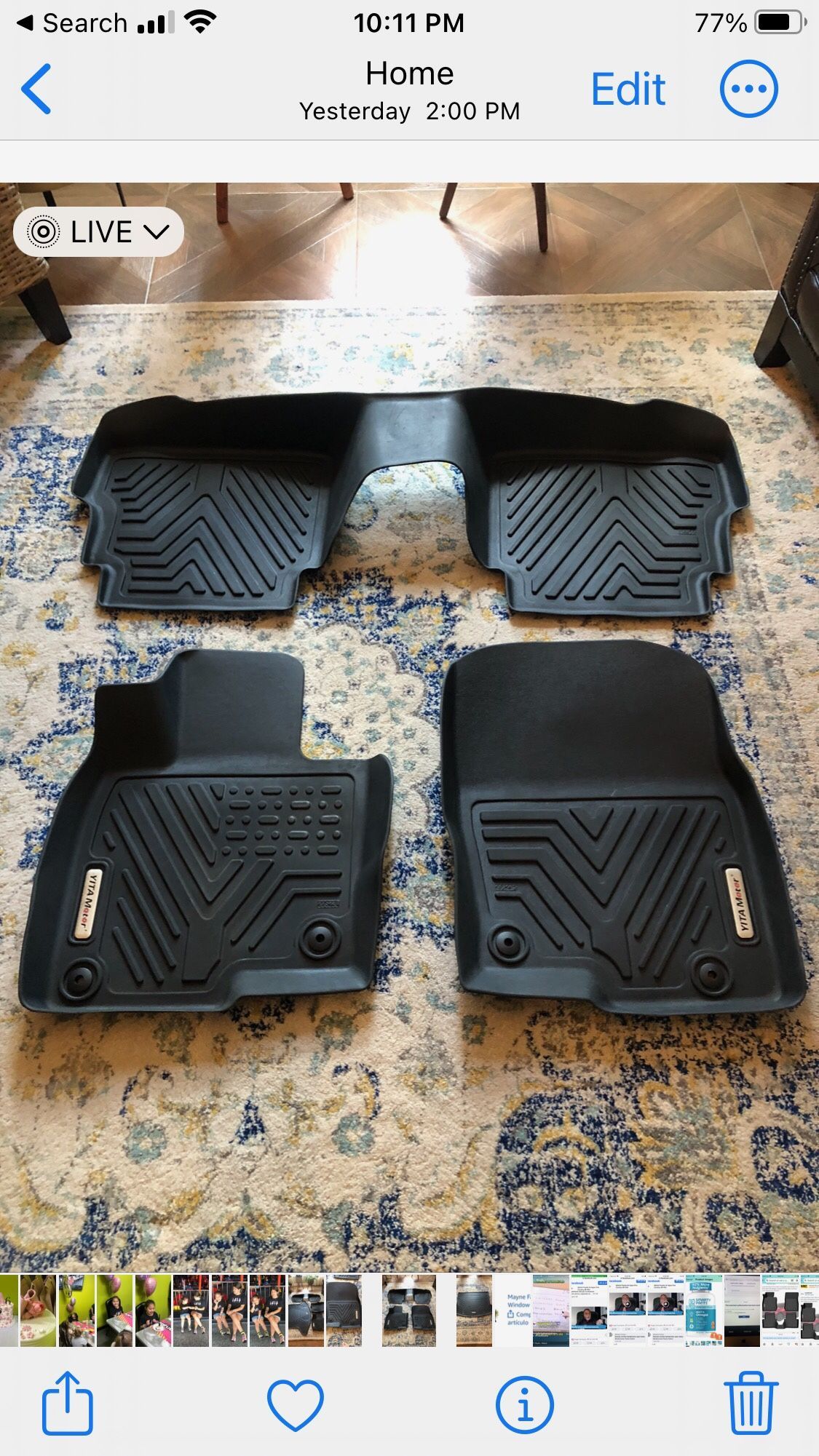 Yitamotor Floor Mats Fit For 2017-2025 MAZDA CX-5 $55 OBO