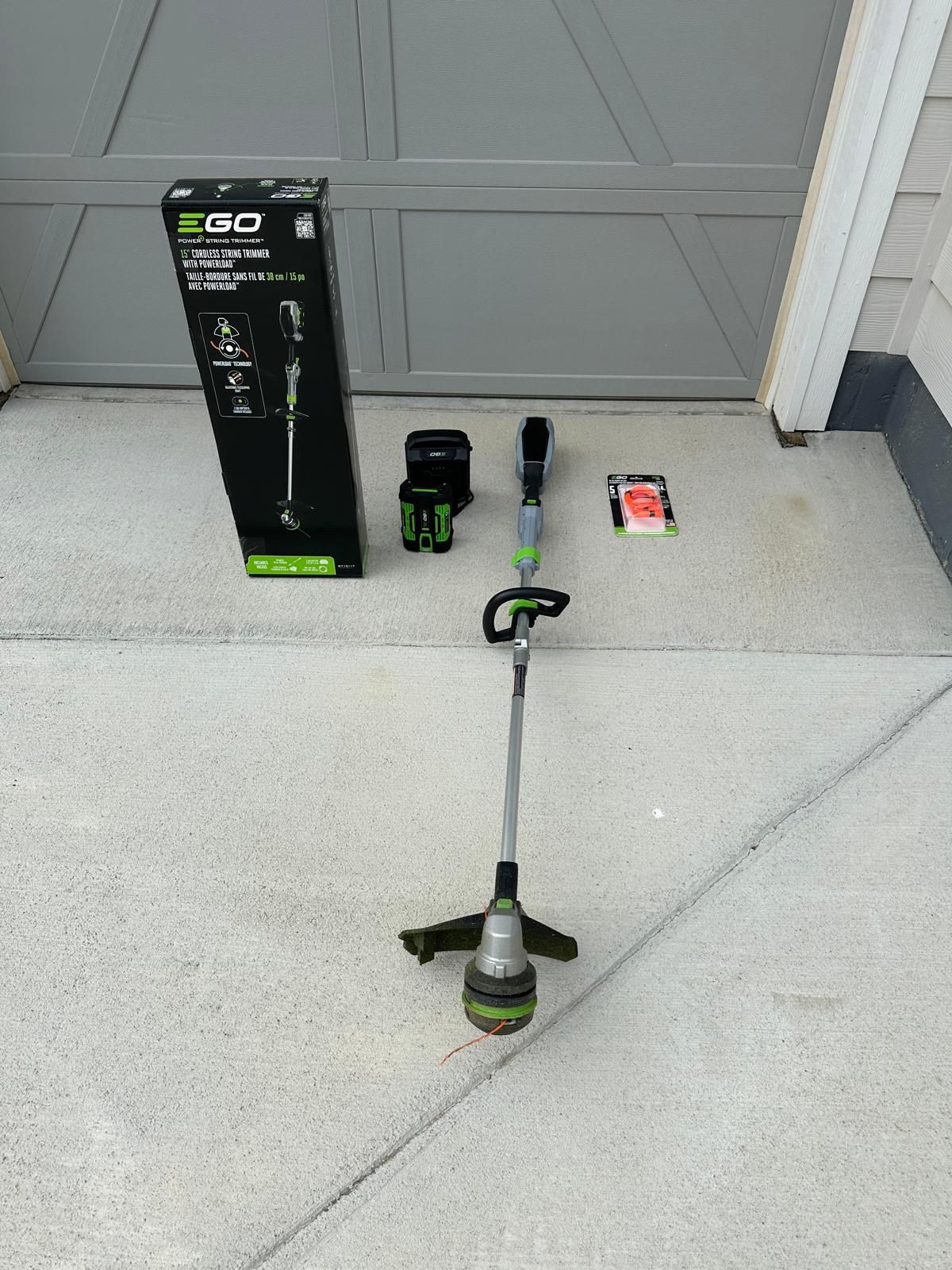 EGO 15” String Trimmer With Battery and Box