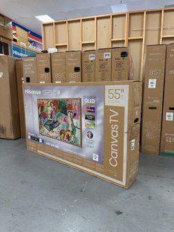 55 Inch Hisense QLED S7N Canvas 4K Smart TV