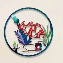 Clown Fish Metal Wall Art