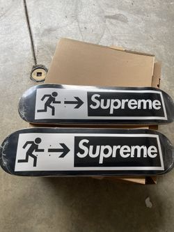 Brand new Supreme Exit Skateboard Deck Black