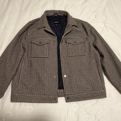 Men’s Express Wool Shell Coat Size XL