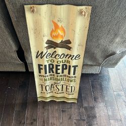 Fun Fire Pit Sign