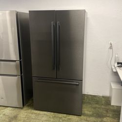 Bosch Matte Black French Door Refrigerator