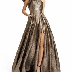 Formal Dress Gold Beautiful From Macys 