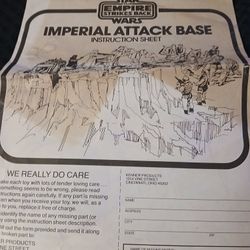 Star Wars Vintage Instruction Manual