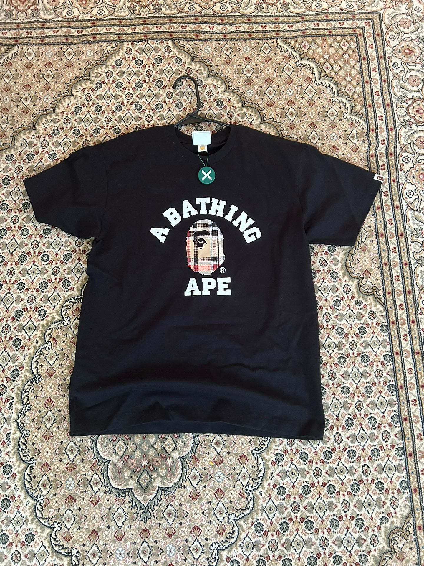 Bape Check College Medium Tee
