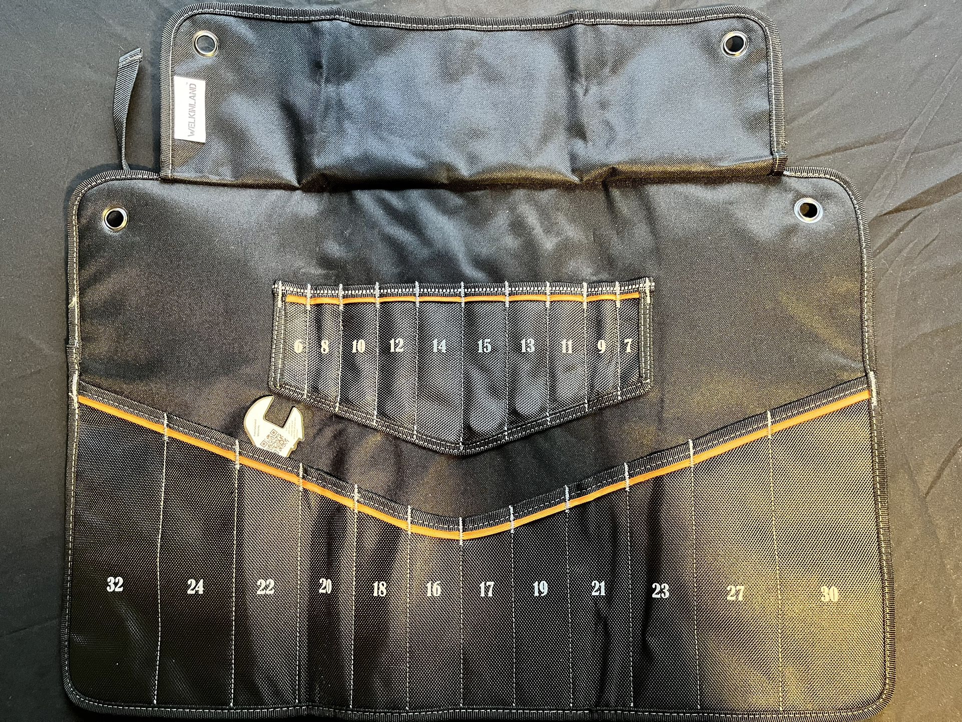 22-Pockets Wrench Roll,  Wrench-Set Tool Roll, Organizer