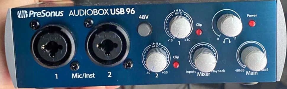 Dual USB Audio Interface (Presonus AUDIOBOX USB 92)