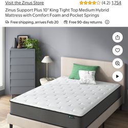 10 inch  king spring mattress 