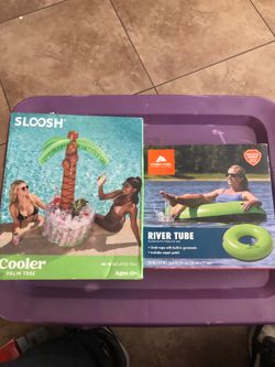 Pool party supplies.