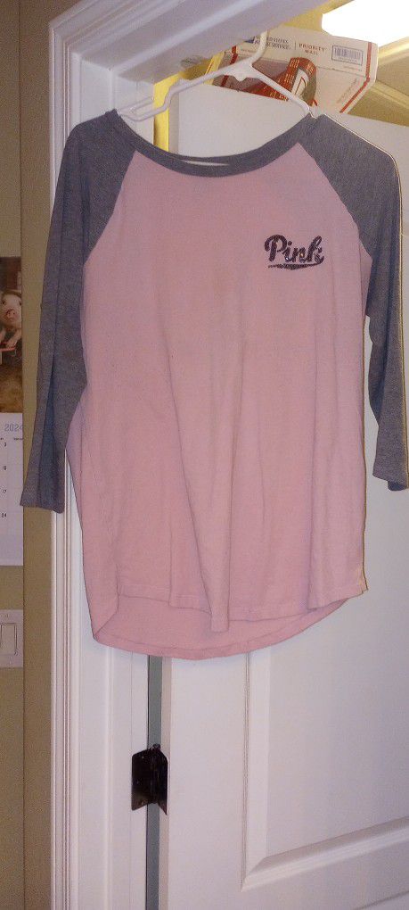 Pink And Grey "Pink" Top