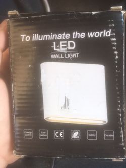 Led indoor/outdoor wall mount light