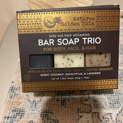 bar soap trio ,new,perfect for a gift
