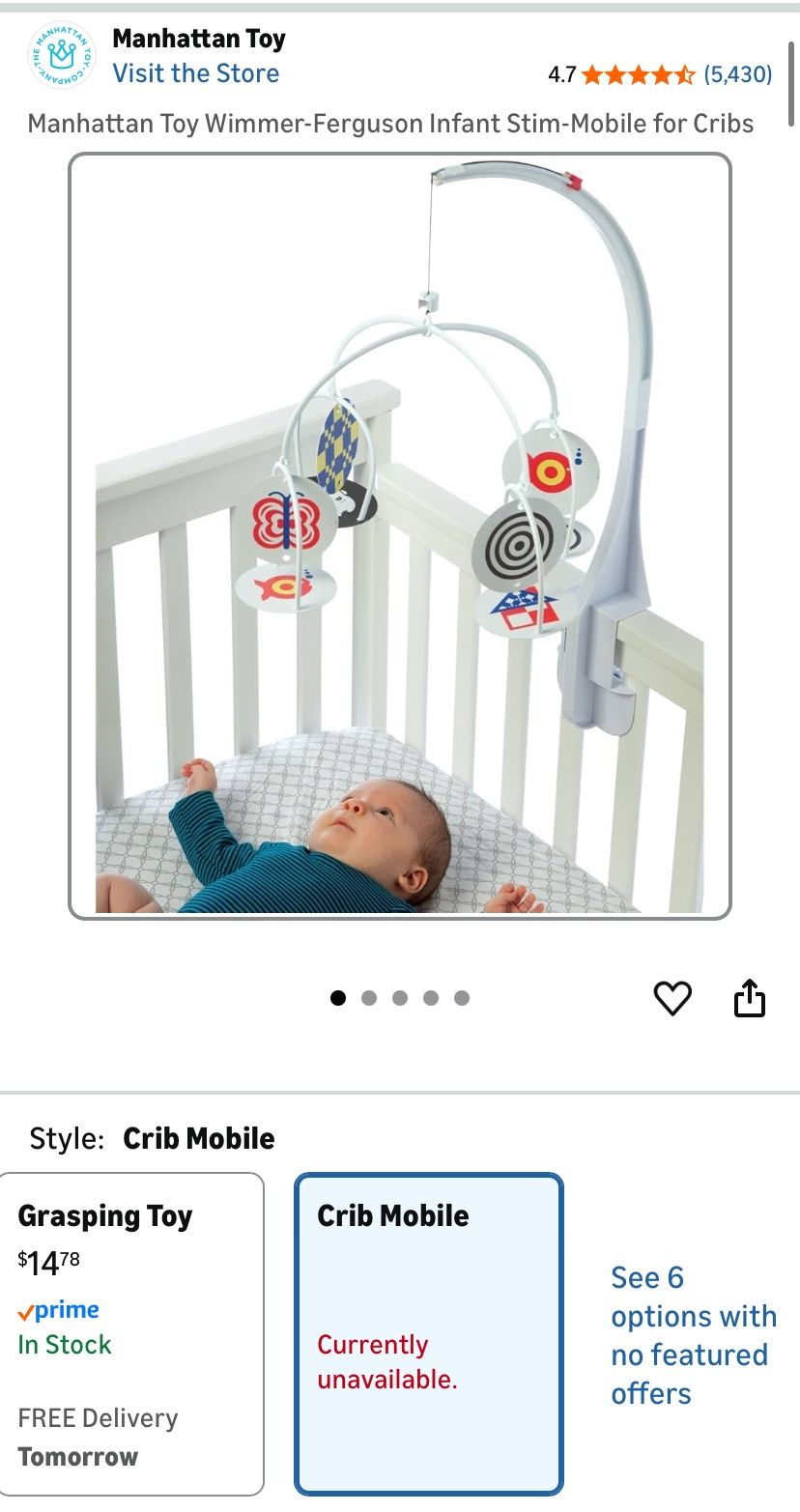 Manhattan Toys Crib Mobile 