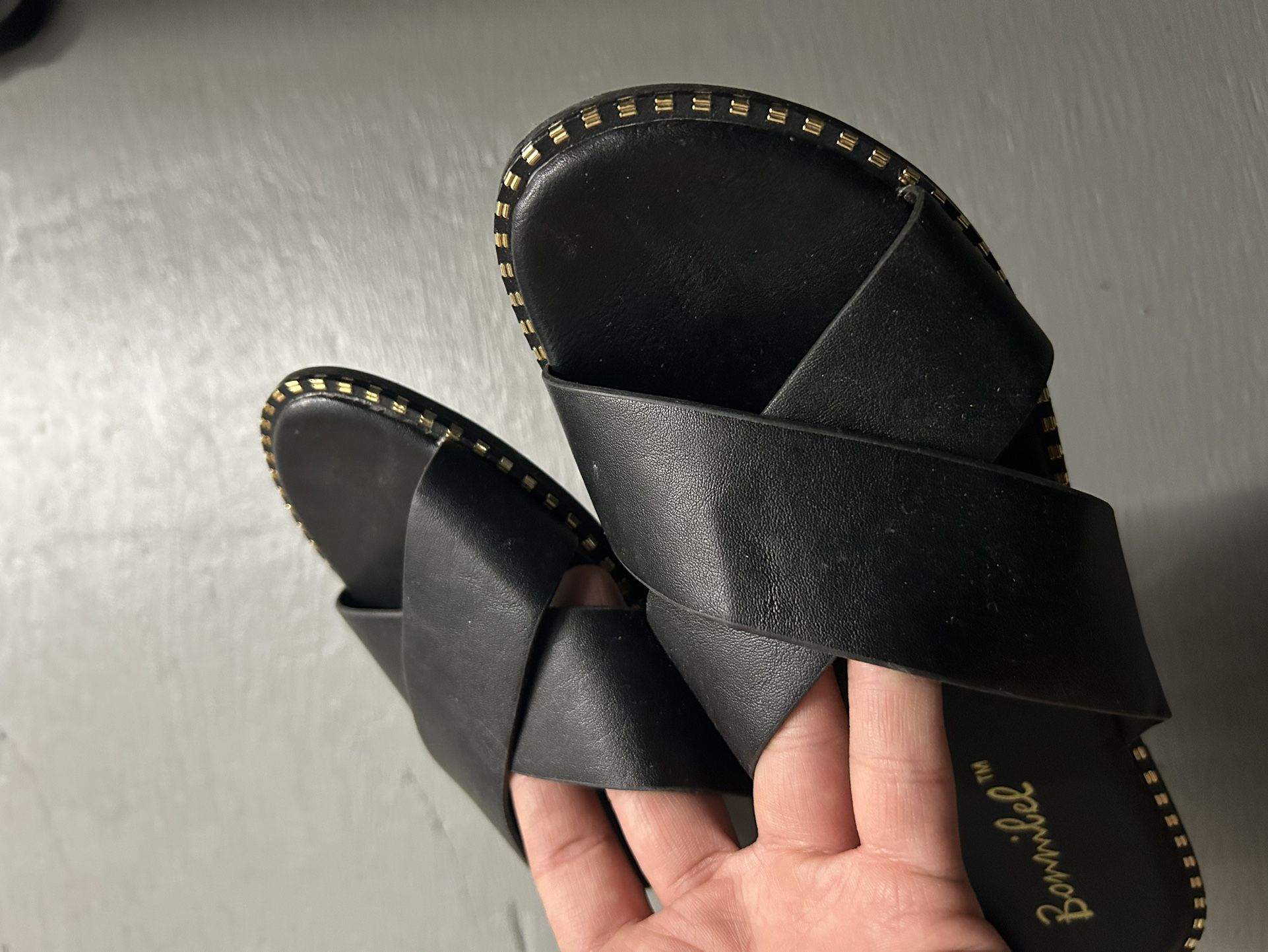 New Black Sandals