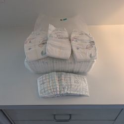 Five Size Five Pampers Disposable Diapers