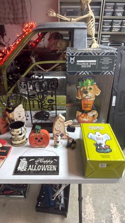 Various Halloween items