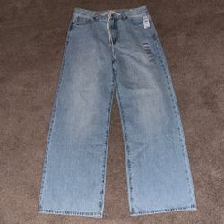 Pacsun Light Wash Wide-Leg Jeans with Tags