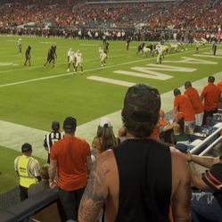 Miami Hurricanes vs Bethune Cookman (100 Level, Row 2) 