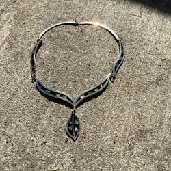 Sterling &Mother Of Pearl Necklace