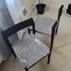 Woven Seat Chairs (Set of 2) – Used