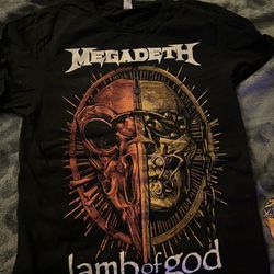 Megadeth Lamb Of God Womens Shirt S 