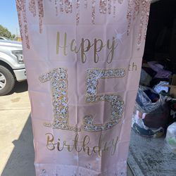 15 Birthday Banner