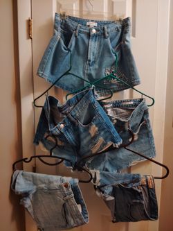 5 Denim Shorts Bundle