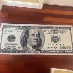 100 Dollar Bill Mat/Rug