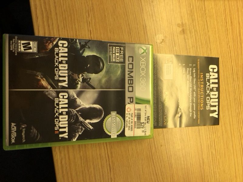 Call of Duty Black Ops 1 & 2 (Xbox 360)
