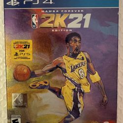 NBA 2K21 Mamba Forever Edition PlayStation 4 - Sony Kobe Bryant New, Sealed!