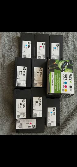 HP 952XL Black Ink Cartridges + Colors Lot - Must Go Today! $140