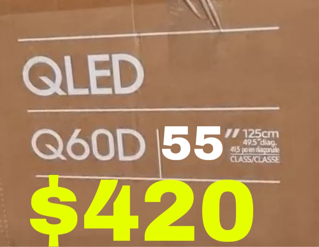 Samsung 65 QLED LED LCD 4k TV