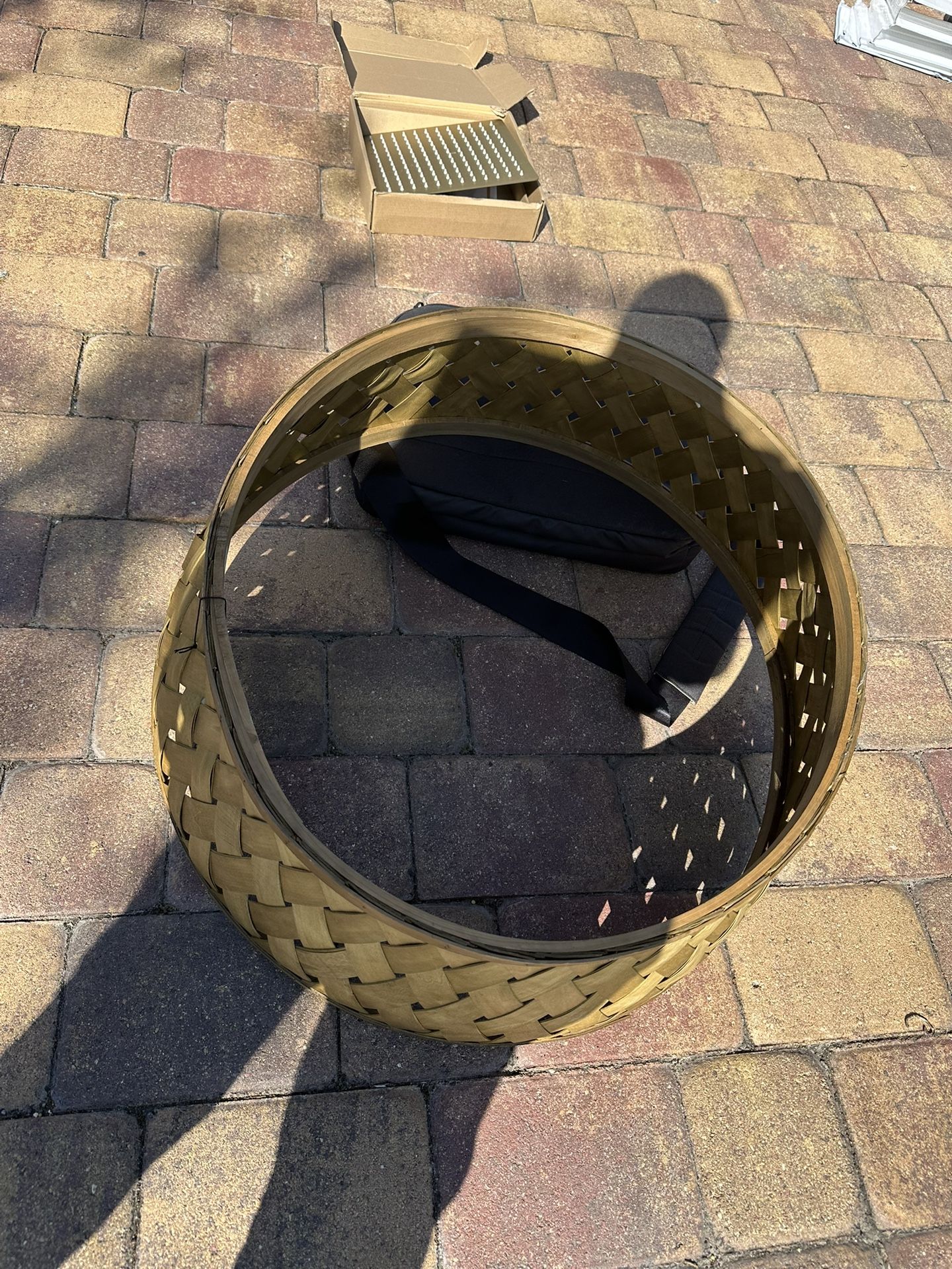 New Target Christmas Tree Skirt Material  Wood 