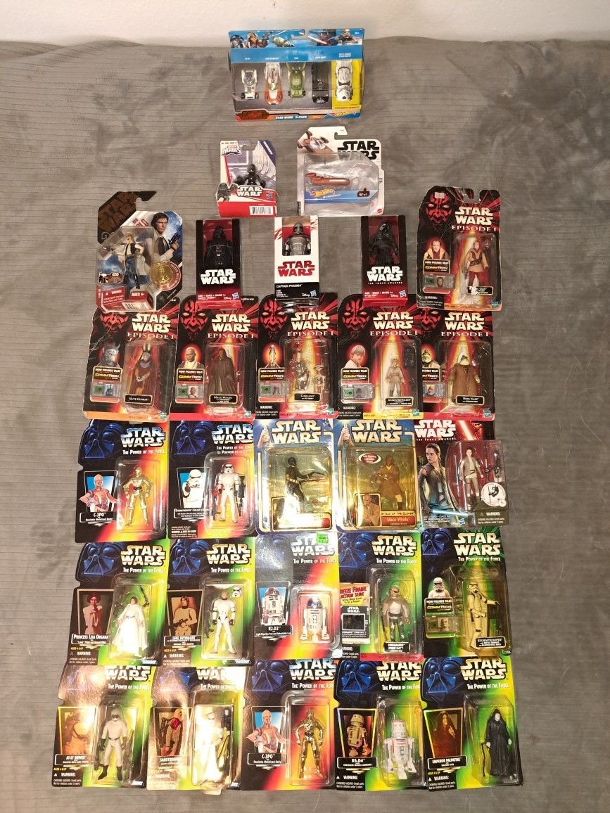 Lot Of 28 Vintage Star Wars Set 