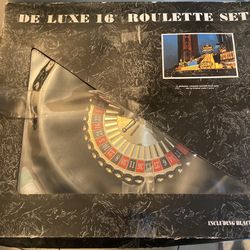 B563 Roulette Set 142881 16" Luxury Board Game with Black Jack