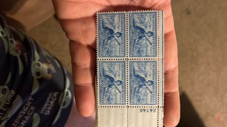 The National Guard Of The US 4 Stamp Block