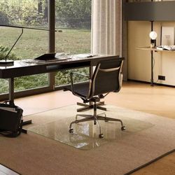 ❤️🔥 ✨T Office Desk Glass Chair Mat -