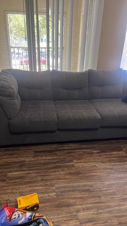 Grey L-Shaped Sectional